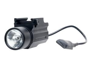 Wholesale Waterproof Tactical LED Flashlight For Pistol 800 Lumen Yellow Light Weapons - Mountable With Rat Tail Touch Switch from china suppliers