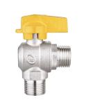 Male And Female Threaded Brass Gas Ball Valve M1/2" X F3/4" Male X Female HPB57