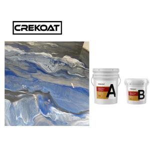 Wholesale Two Component AB Resin Metallic Epoxy Floor Coating Water Resistant from china suppliers