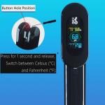 32F To 140F Digital LCD Aquarium Thermometer Temp PH TDS Air Temp Humidity