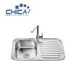 Stainless Steel Kitchen Sink Single Bowl Kitchen Sink Topmount Kitchen Sink With