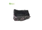 Simple Printing Material Wheeled Duffle Rolling Luggage Bag