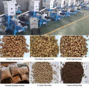 Wholesale Small Business Dry Fish Feed Extruder Puffing Machine Grain Animal Feed Mill from china suppliers