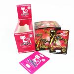 Hot Sale Male Capsule Enhancement Pills Packaging Card Box Printing Pink