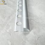 L Shaped Aluminum Tile Trim Strips Quarter Round Trim Silver Colored