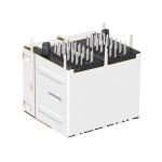 LPJ27401ADNL 10/100 Base-T Tab Up Yellow/Green LED 2X2 Port PoE RJ45 Female