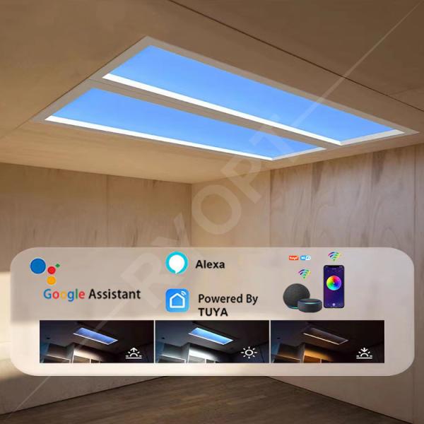 Tuya Wi-Fi Control LED Skylight Panel 2100-7000K Color Temperature 6000LM