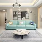 En's Fun New Nordic Fabric Simple Modern Removable And Washable Living Room Sofa
