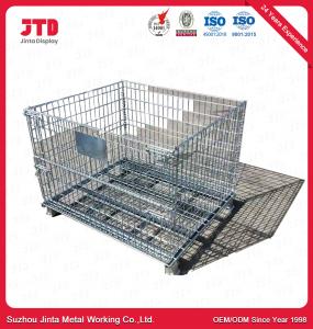 China Chrome Plated Wire Cage Storage Baskets Used In Supermarket And Warehouse on sale