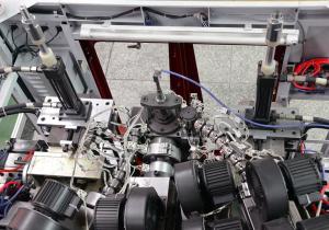 Wholesale MP70FS-4 Automatic Blow Moulding Machine IML In Mold Labeling For Food Packing Bottles from china suppliers