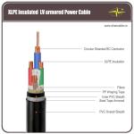 LV Steel Wire Armoured Electrical Cable PVC Sheathed Simple Structure Light