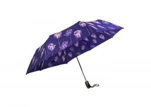 Wholesale Silk Screen Printing Fold Away Umbrella , Lightweight Folding Umbrella from china suppliers