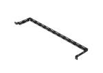 L Shaped Patch Rack Cable Management , Cable Lacer Bar Cable Tidy Brush Panel