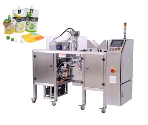 Wholesale Automatic Bag Feeding Liquid Packaging Machine Stand Up Pouch Spout Pouch Juice Sauce from china suppliers