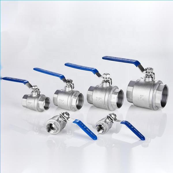SS304 DN32 Female Threaded Manual Control Ball Valve for High Pressure
