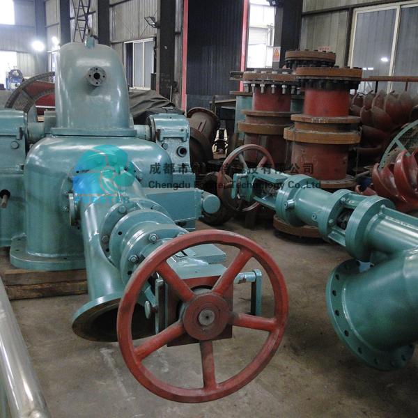 River Dam Turgo Turbine Generator 800KW to 1600KW Turbine Wheel With Long