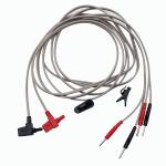 ECG Patient Cable For NMES Devices Swallowing Therapy Wire 1.5m pvc White or