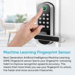 Waterproof Wifi Electrical Digital Tuya Smart Locks Fingerprint Smart Door Lock