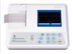 320*240 3.5 Inch Color LCD 250 Cases Storage ECG 12 Leads 50mm 1 Channel Format
