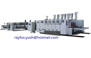 Wholesale Auto Flexo Printer Slotter Die Cutter / Flexographic Box Printing Machine from china suppliers