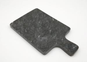 Wholesale Paddle Shape 25x15cm Marble Stone Placemats Black Polished from china suppliers