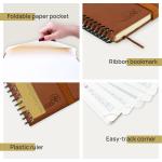 OEM Small Size 6.75x4.25in Daily Weekly Planner 2023 2024 Diary Wire O Binding