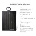 Mono Semi Rigid Marine 100w Solar Module Saltwater Proof 12V Pv Battery Charger