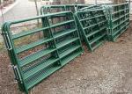 1-5/8"OD 5ft x 10ft portable welded galvanized pipe stockyard farm fence panels