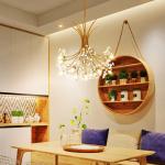 Modern Crystal Pendant Light Living Room Decoration