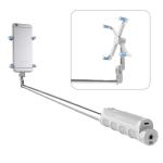 Super Patented Portable Selfie Stick Wireless Bluetooth white color