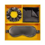 Custom Luxury Silk Hair Scrunchies and Pillowcase Set Perfect for Your Beauty