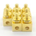 Precision Brass Mechanical Parts 0.01mm - 0.005mm Tolerance Brass CNC Turned