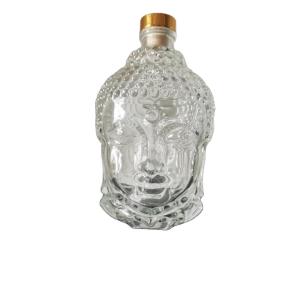 Wholesale Level Carving Glass Bottles 500ML 750ML 1000ML for Customized Glass Products Liquor from china suppliers