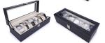 Recyclable Hot stamping PU Watch Box Packaging With Custom Logo