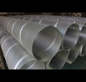 Wholesale Custom Length Perforated Stainless Cylinder OEM For Gas Filtration Procession from china suppliers