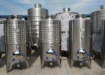 Mirror Polished Steel Conical Beer Fermenter Dimple Jacket Wine Liquid