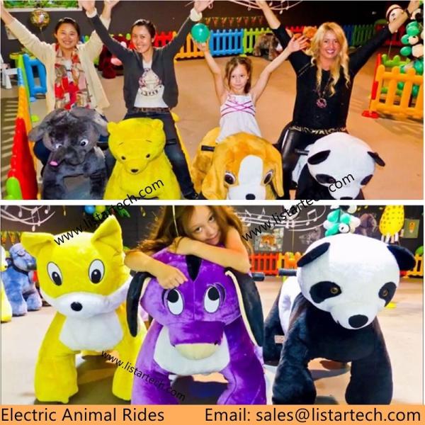 Battery Walking Animal Kiddie Rides Factory, Electric Kids Cars Game Machines,