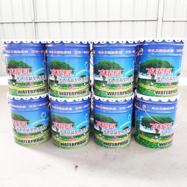 White Excellent Crystalline Waterproofing Coating Grey Ability 28 Days Curing