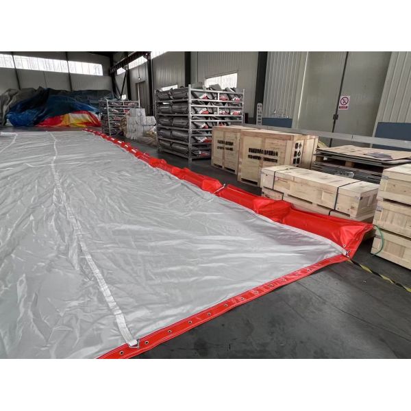 20m Length Per Unit Silt Curtain Rubber Material 25% Elongation For Performance
