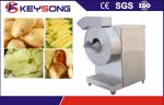 380v / 220v 65kw Potato Chips Making Machine / Cutter High Automation 100-150kg