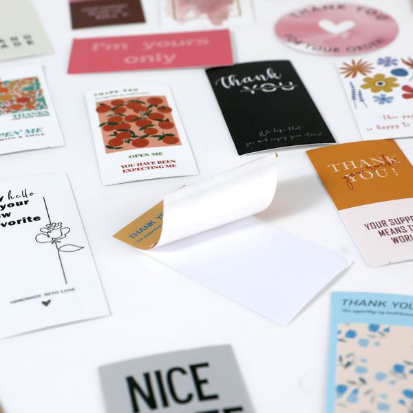 Waterproof Rectangle Package Seal Sticker Custom Order Accepted For Strong Box