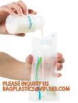 Double Zipper Seal Stand Up Pouch Breast Milk Storage Bags,Stand Up Baby Breast