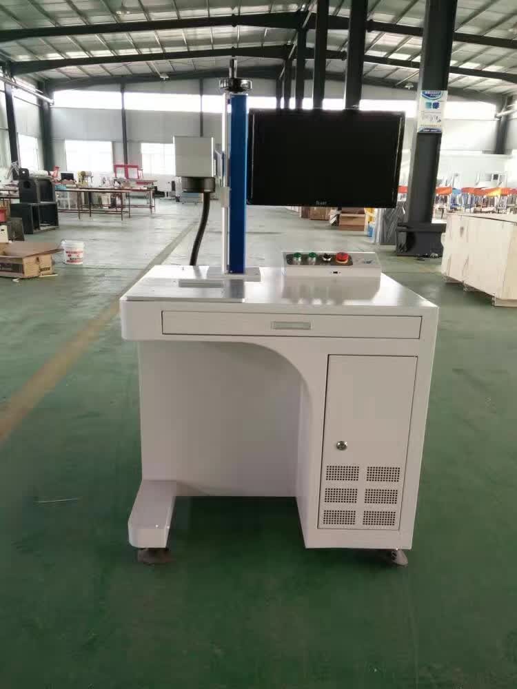 Jewelry / macbook / iphone cover / kitchen ware logo printing 20w laser marking machine with raycus mopa