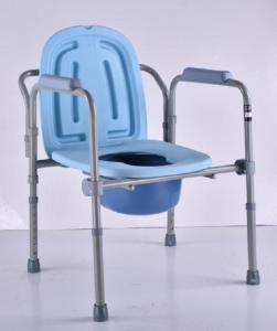 Wholesale Folding Design Potty Chair Commodes Gray Color Material Copper Pipe Frame from china suppliers