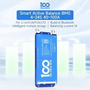Wholesale Daly active balancer BMS Lifepo4 NMC 4-8S40A Smart BMS Bluetooth from china suppliers