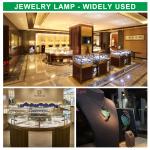 20000 Hours Working Time LED Table Lamp for Jewelry Display in Museum Showcase