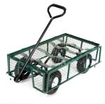 Customized Foldable Garden Cart Powder Coated Water Resistant Long Lasting