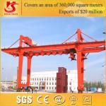 Hot rail-mounted container stacking cranes