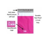 Custom poly colored plastic mail bag printed color pe self adhesive courier bag