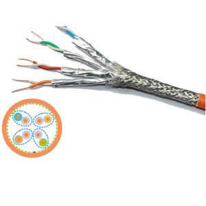 Wholesale Sftp 4 Twisted Pairs Cat 7 Network Cable With Aluminum Foil , 23awg Lszh cat7 network cable from china suppliers